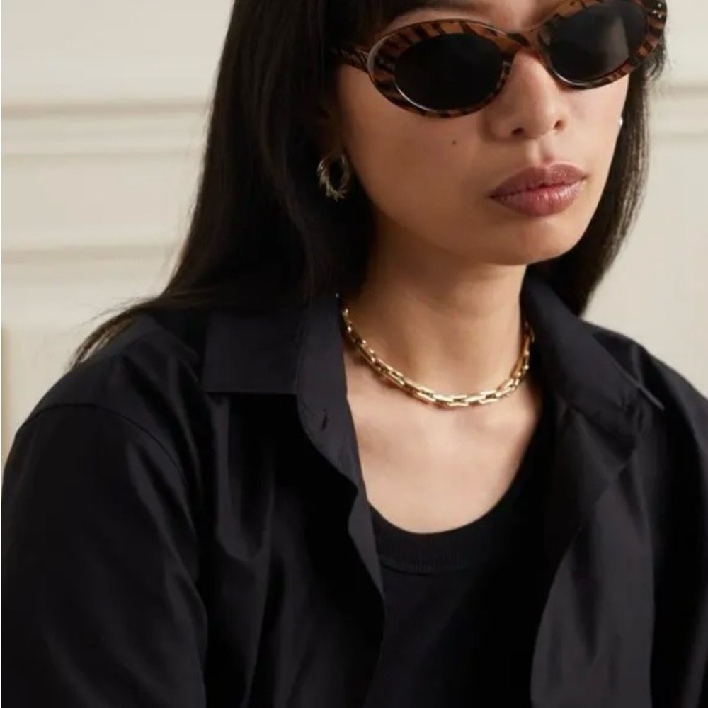 Celine Cat-Eye Tiger Print Sunglasses - Picture 16 of 16